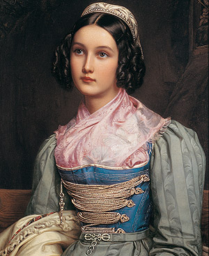 Picture: Gallery of Beauties, Helene Sedlmayr. Joseph Stieler, 1831